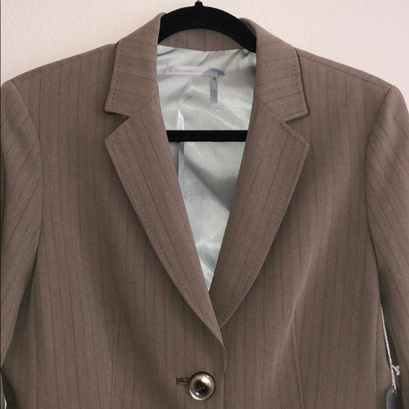 NWT Classiques Entier Brown and Blue Blazer - Picture 3 of 7